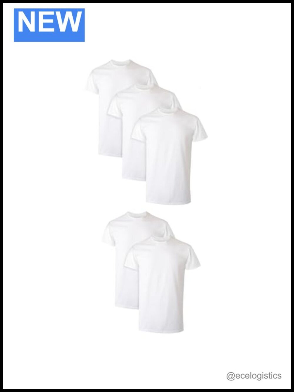 Men's Performance Undershirt 5-Pack X-Temp Moisture-Wicking Crewneck